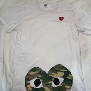 CDG Camo Heart shirt